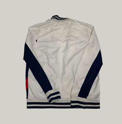 FILA White & Navy Blue Track Jacket