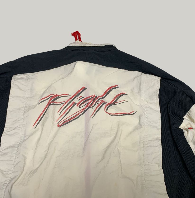 Nike Track Jacket in Cream & Black