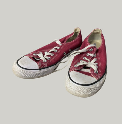 Converse All Star Low Top Maroon Sneakers