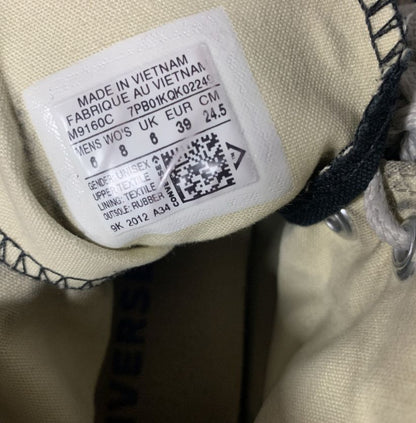 Classic Black Converse High Top Sneakers