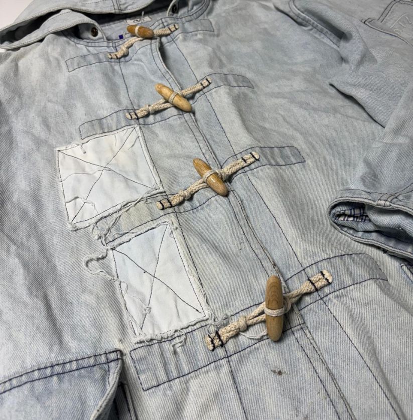 Valentino Garavani Denim Duffle Coat