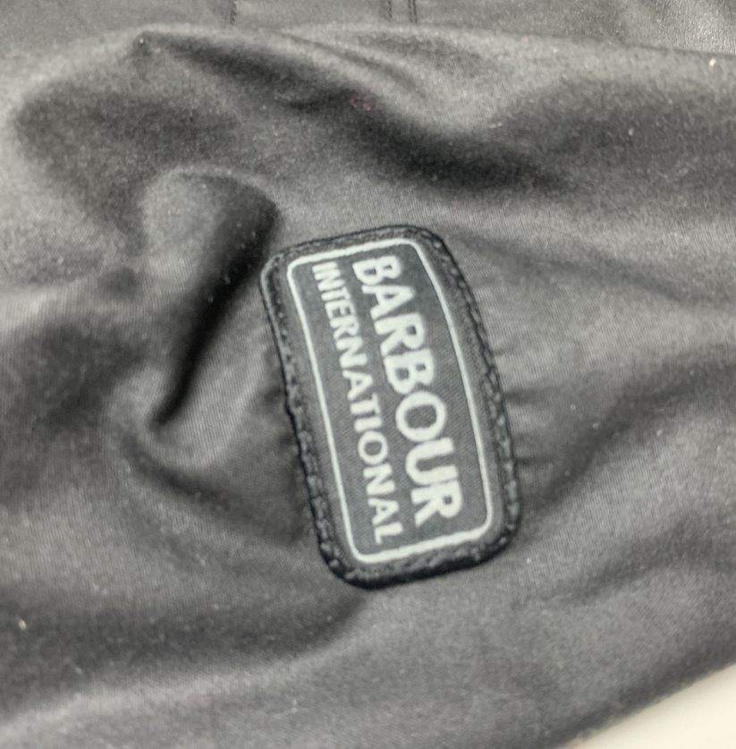 Barbour International Black Waxed Jacket