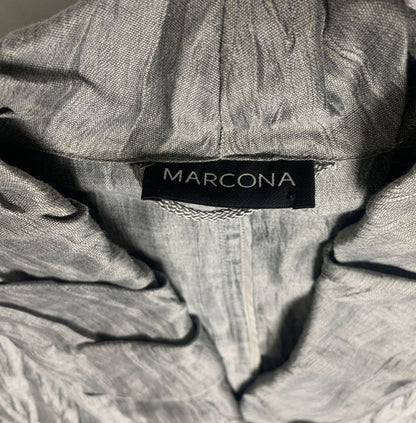 MARCONA Grey Crinkle Fabric Co-ord Set