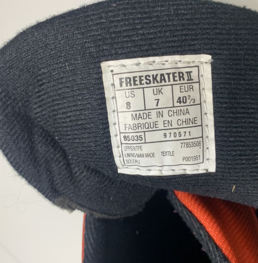 Pony Freeskater II Black & Orange Skates