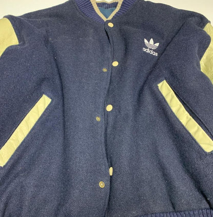 Adidas Wool & Leather Varsity Jacket