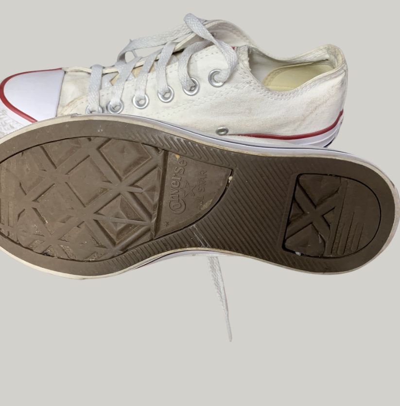 Classic White Converse Low Top Sneakers