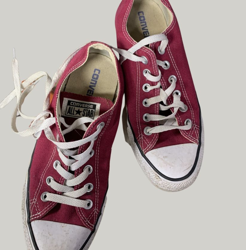 Converse All Star Low Top Maroon Sneakers