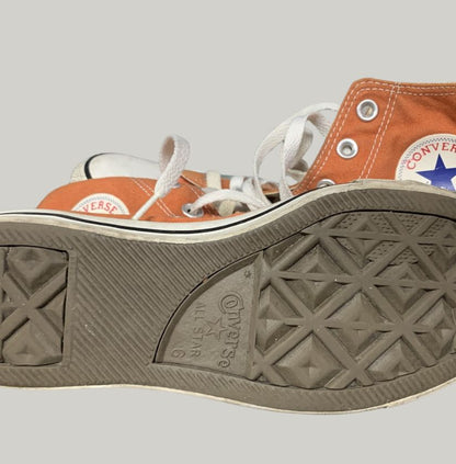 Converse Orange High-Top Sneaker