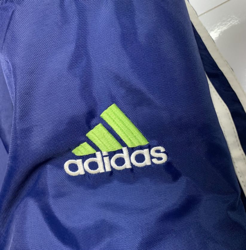 Adidas Blue Windbreaker Jacket
