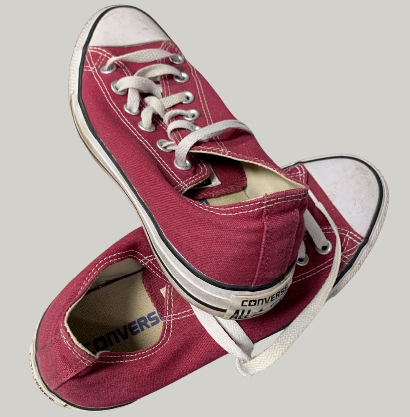 Converse All Star Low Top Maroon Sneakers
