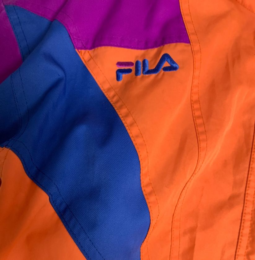 90s FILA Ski Color-Block Puffer Jacket