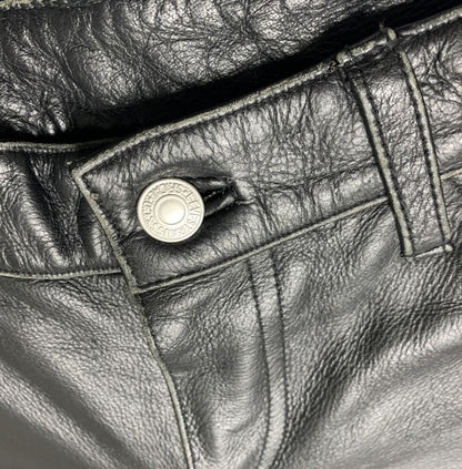 Levi’s Black Leather Jeans