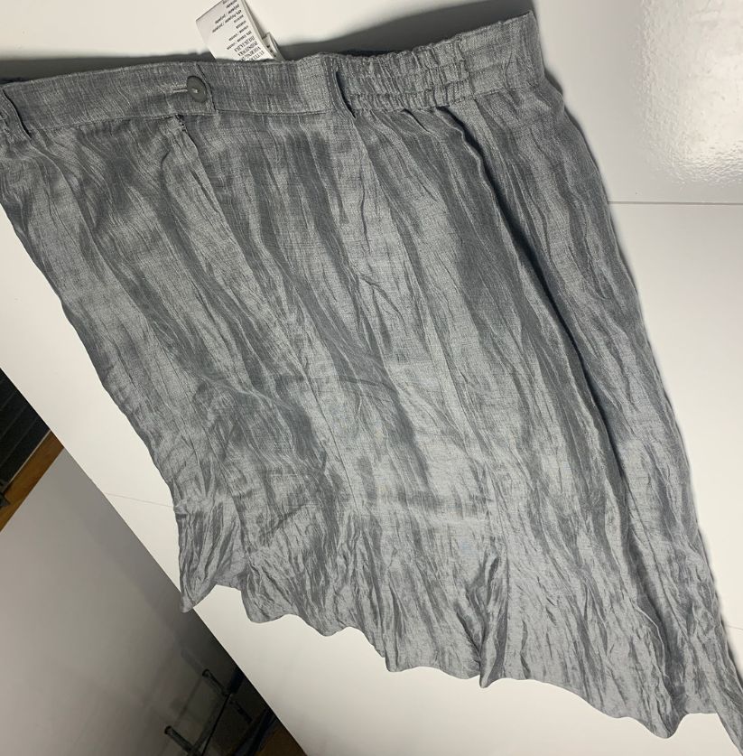 MARCONA Grey Crinkle Fabric Co-ord Set
