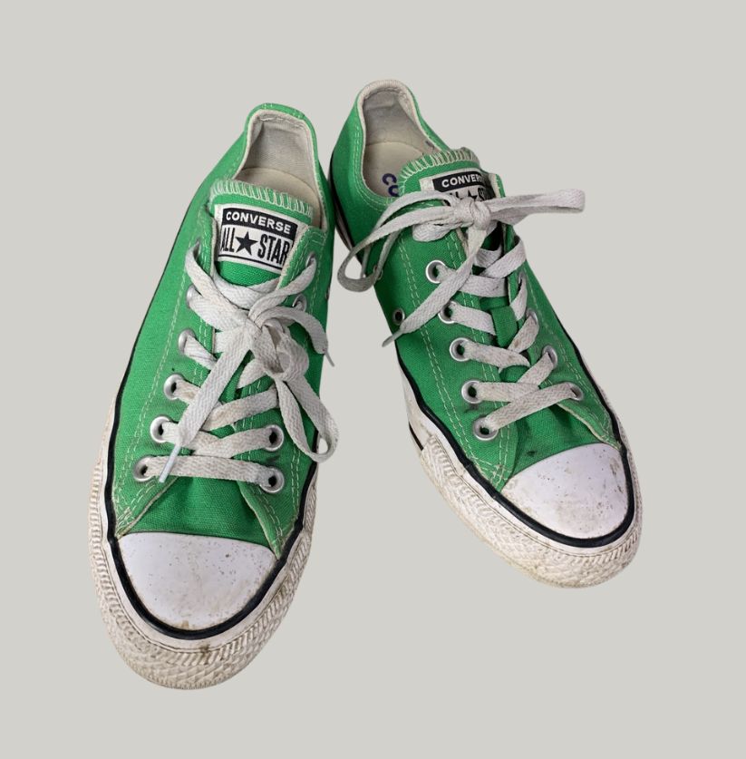 Converse Low Top Green Sneakers