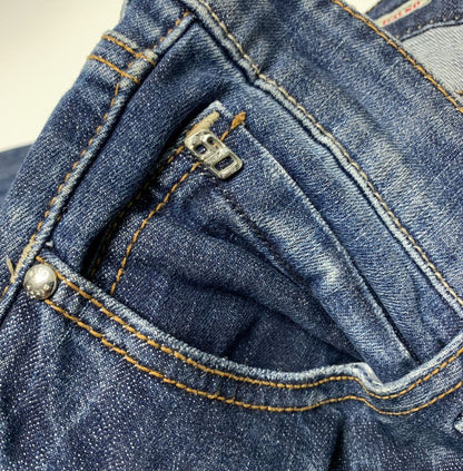 Women's Miss Sixty Distressed Denim Jeans with Zippers