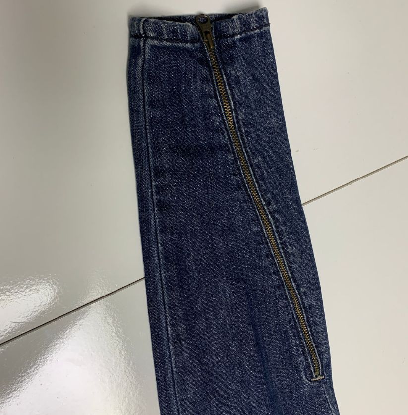 Women's Miss Sixty Distressed Denim Jeans with Zippers