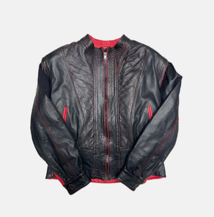 90s Red & Black Zipped Jacket