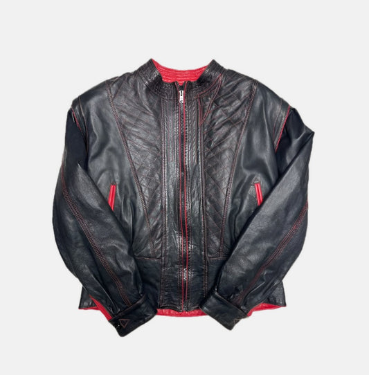 90s Red & Black Zipped Jacket
