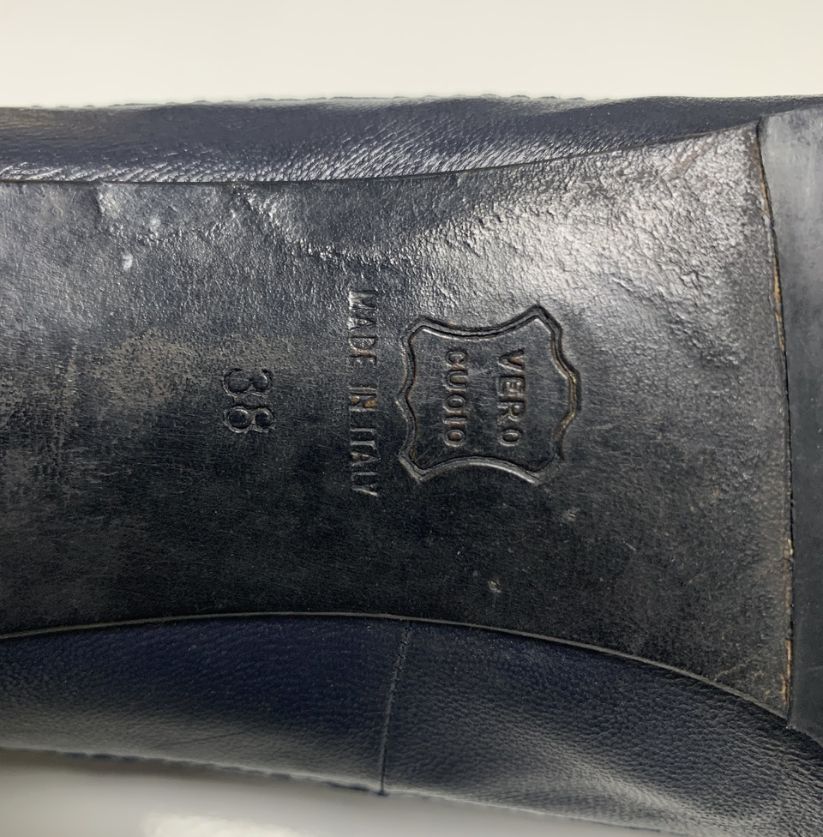 Gianni Versace Vintage Navy Heels