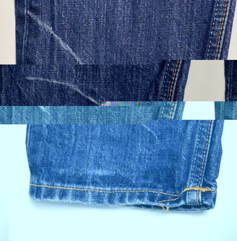 Nudie Jeans Co. Distressed Blue Denim