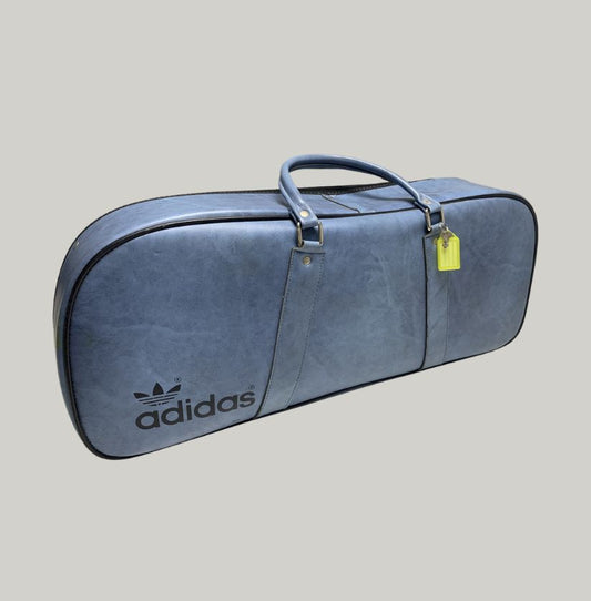 Adidas Blue Trefoil Leather Holdall