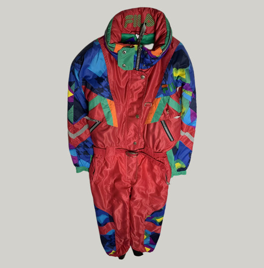 Fila Red Vintage Ski Suit