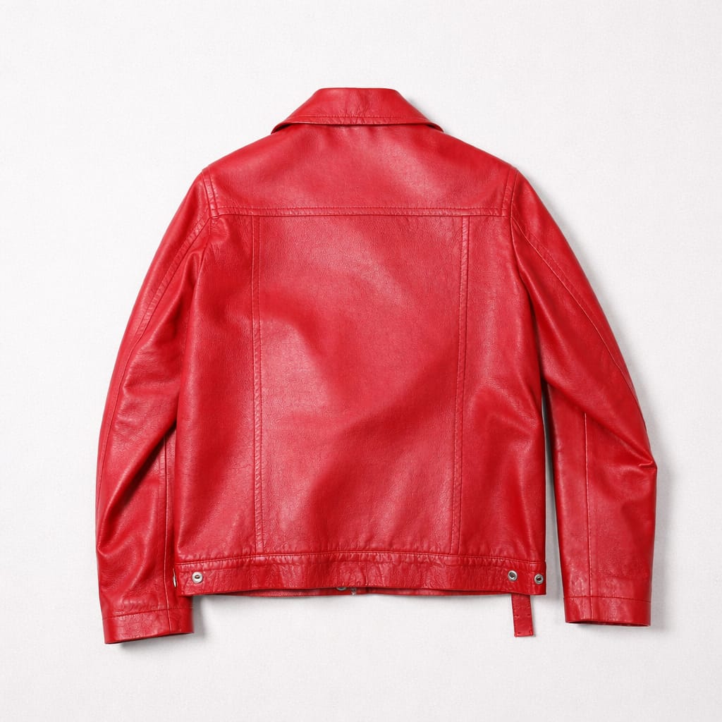 Gianfranco Ferré 100% Pelle Leather Red Jacket