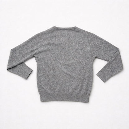 Burberry London Grey V-Neck Jumper
