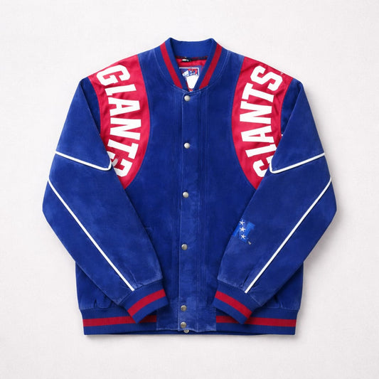 G-III & Carl Banks Suede and Leather Varsity Jacket