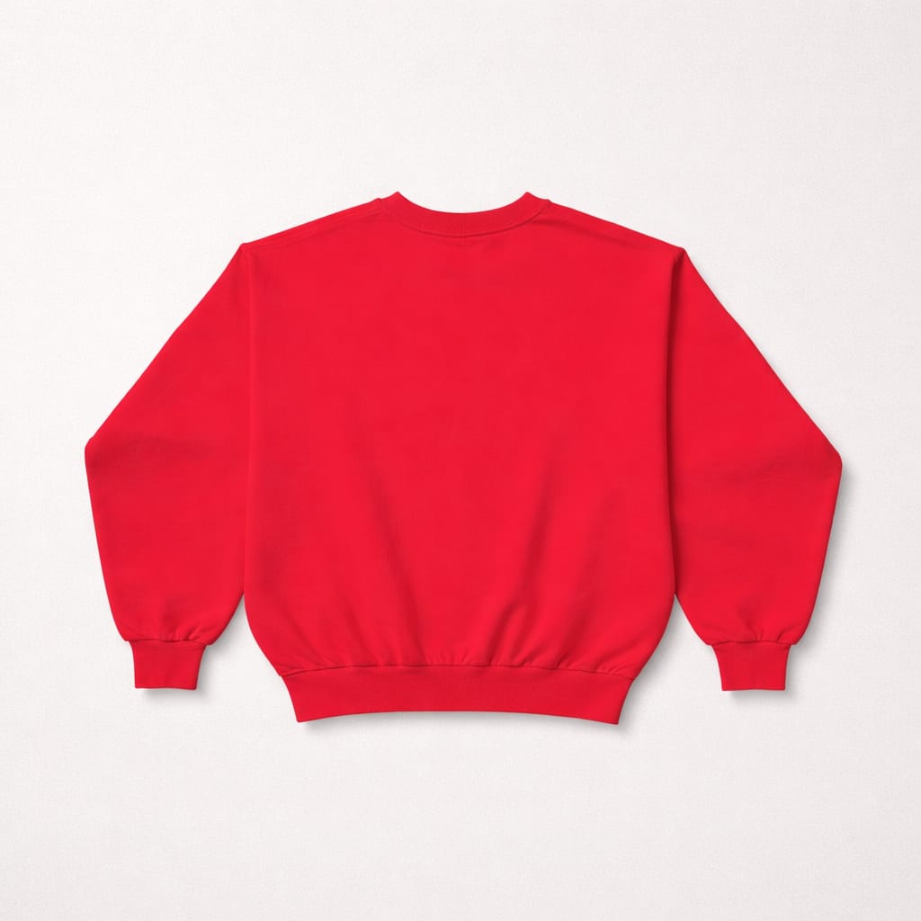 Mickey Mouse Graphic Red Sweatshirt