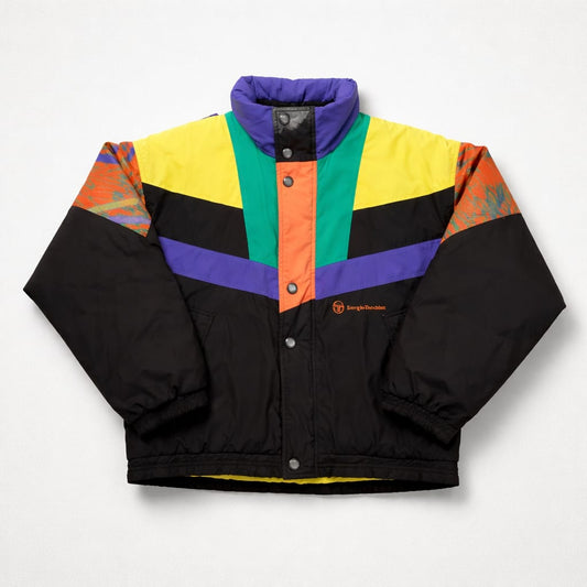 Sergio Tacchini Vintage Color-Block Ski Coat