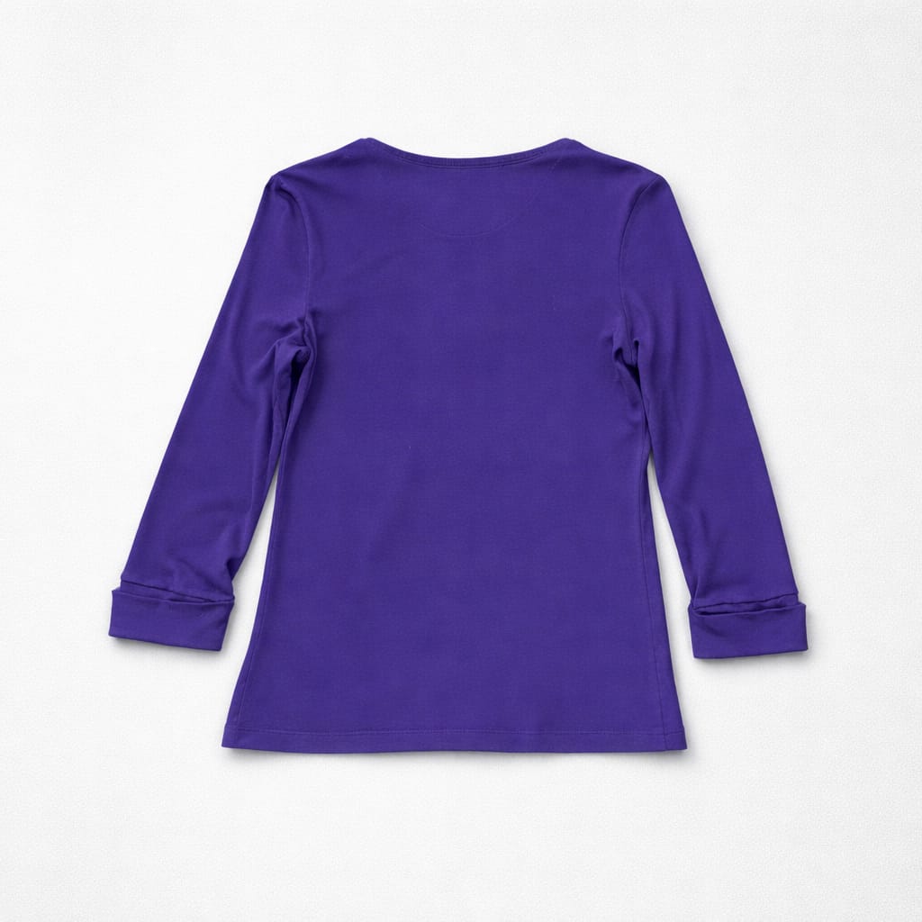 Lauren Ralph Lauren Women's Purple Crew Neck Top