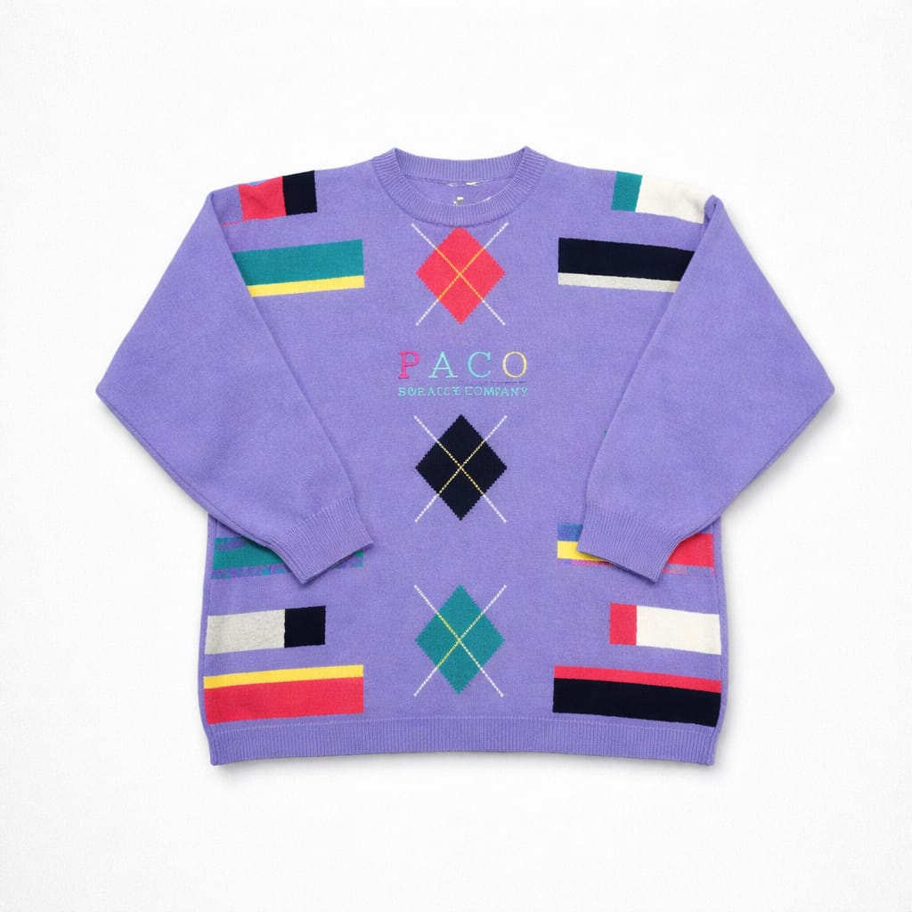 Paco Purple Colorful Jumper
