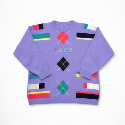 Paco Purple Colorful Jumper