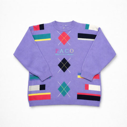 Paco Purple Colorful Jumper