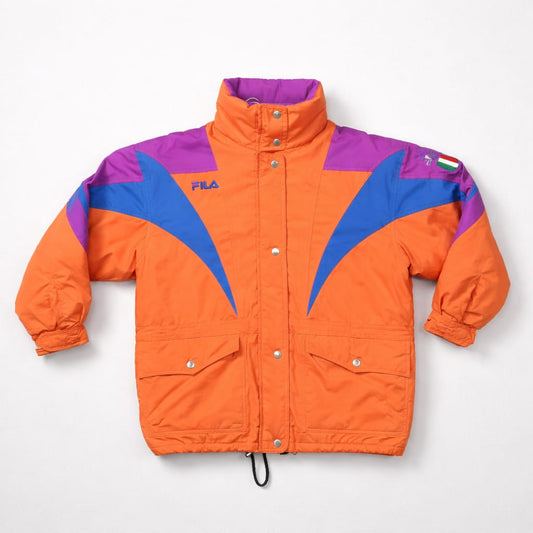 90s FILA Ski Color-Block Puffer Jacket