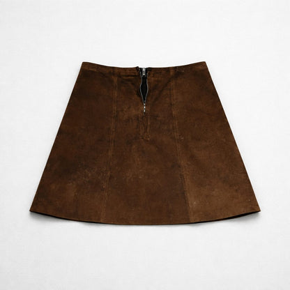 1970’s Suede Pleated Skirt