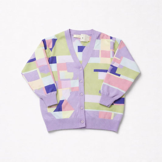 Paco Patchwork Wool Cardigan