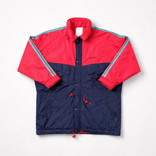 Adidas Vintage Red & Blue Windbreaker Jacket