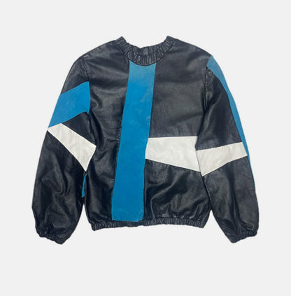 Black Leather Jumper