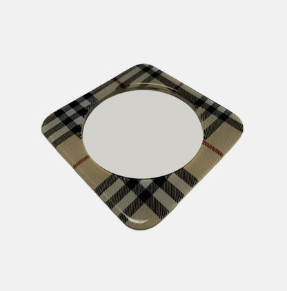Burberry Check Pattern Square Bangle