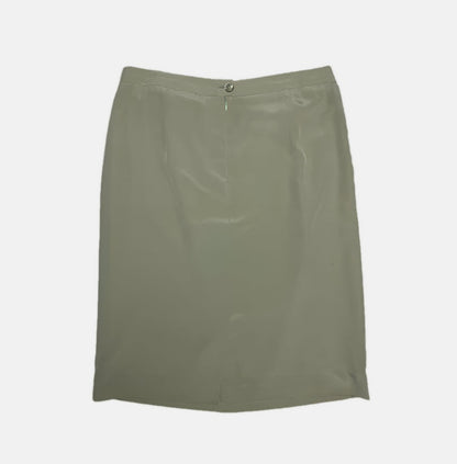 Burberry Solid Color Pencil Skirt