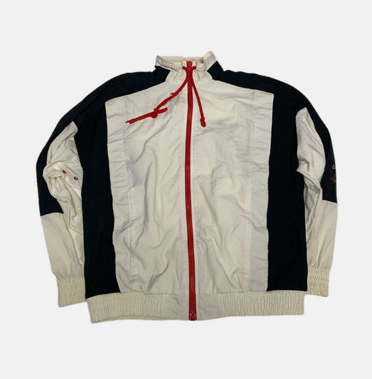 Nike Track Jacket in Cream & Black