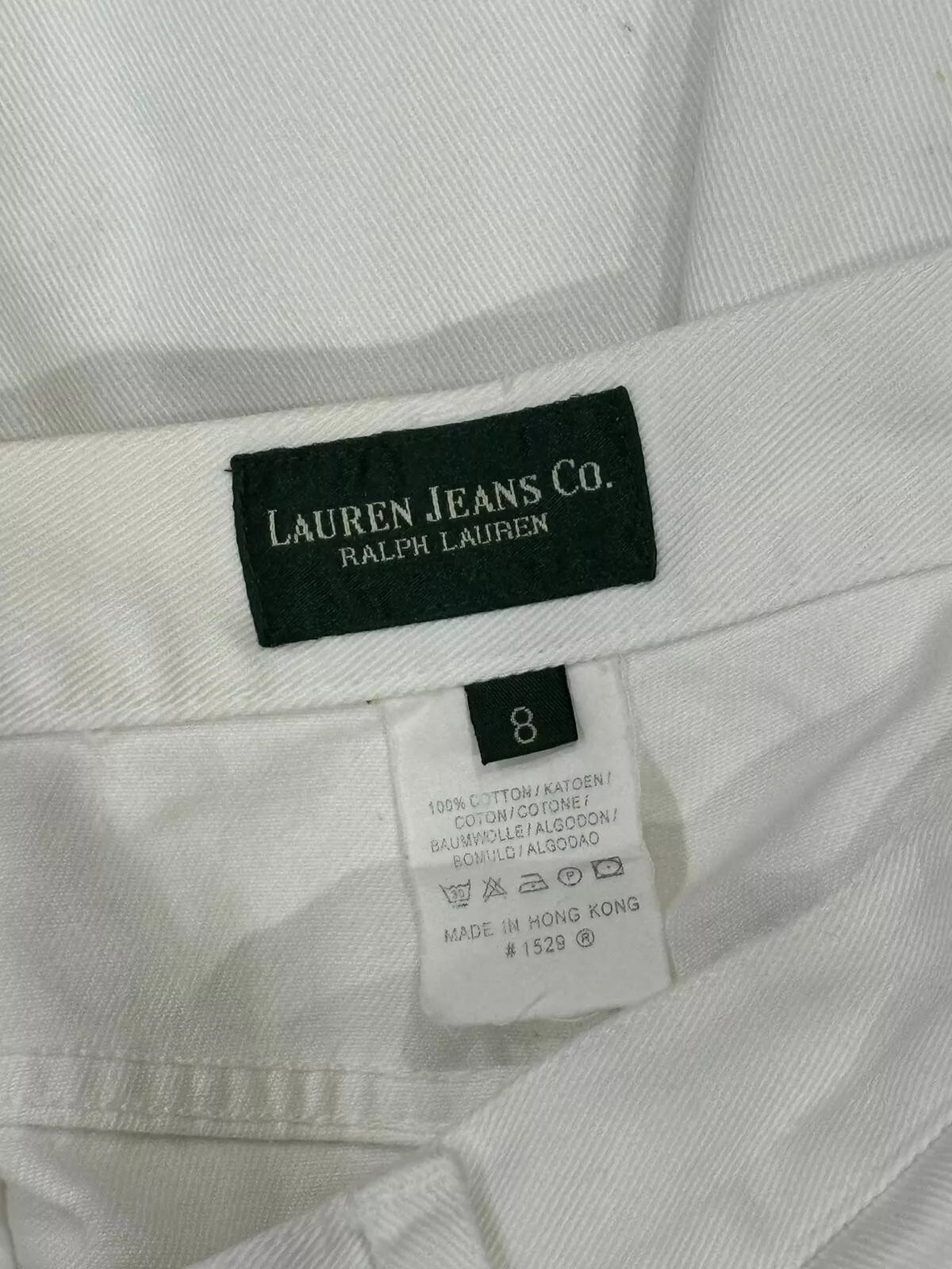 Women’s Ralph Lauren Co. White Denim Jeans in Size 8