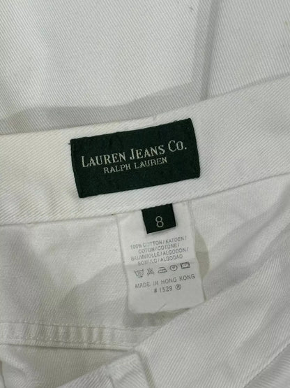 Women’s Ralph Lauren Co. White Denim Jeans in Size 8