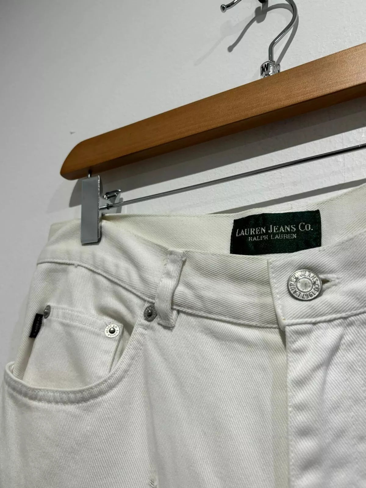 Women’s Ralph Lauren Co. White Denim Jeans in Size 8