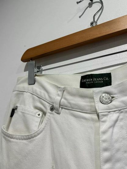 Women’s Ralph Lauren Co. White Denim Jeans in Size 8
